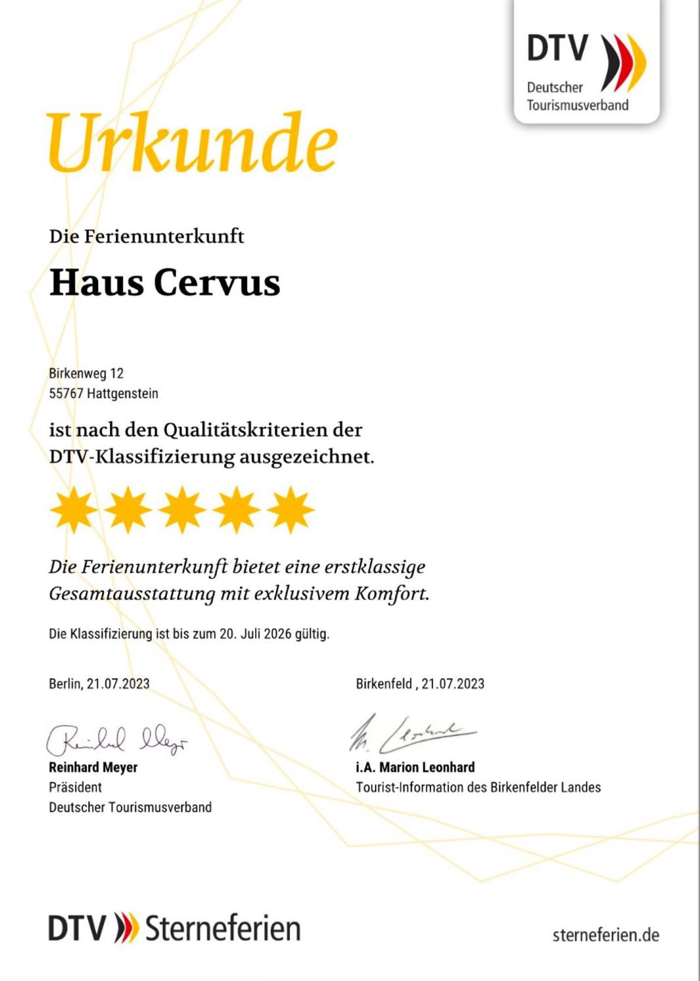 Willa Haus Cervus Hattgenstein Zewnętrze zdjęcie